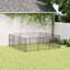 Veasley 100cm H Galvanised Steel Exercise Pen