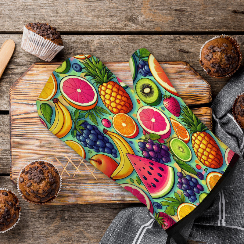 Sergé en coton Fruit Fun Oven