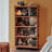 Nut-brown Solid  Wood Display Cases