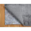 Tapis décoratif noué à la main gris New Age de conception unique 2 pi x 3 pi