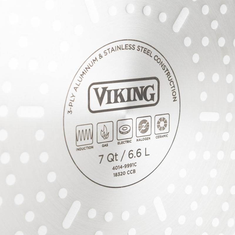 Viking 3-Ply Black & Copper 11 Piece Cookware Set