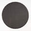 Table de bar d'extérieur ronde en rotin de polyéthylène de 26 po, Multibrown