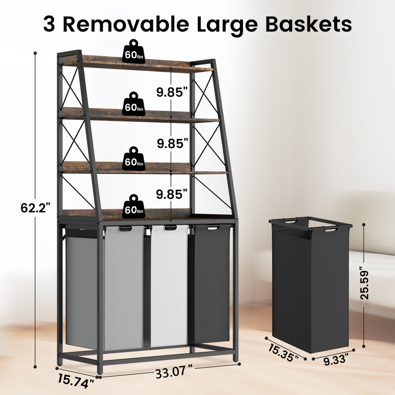 Laundry Hamper with Handles