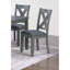 Finition grise table de salle à manger 6X chaises 7Pcs