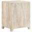Meuble d'appoint beige blanchi avec tiroir pour espace de vie, organisation de la zone blanchie