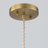 1-light Pleated Ceramic Single Pendant