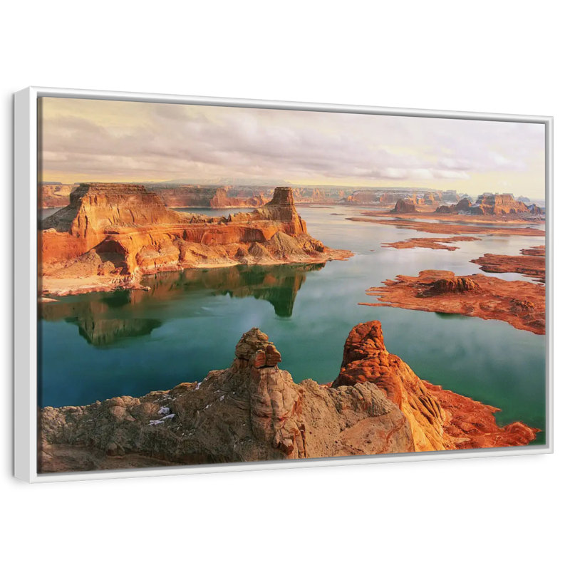 Alstrom Point, Cadre flottant blanc, 46 po x 31 po