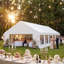 10' x 30' Waterproof Party Tent, Heavy-Duty Event Canopy with Removable Sidewalls-135551082