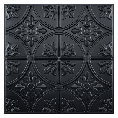2 pi X 2 pi Carreaux de plafond en PVC à coller ou à poser, panneaux de PVC imperméables pour la décoration intérieure