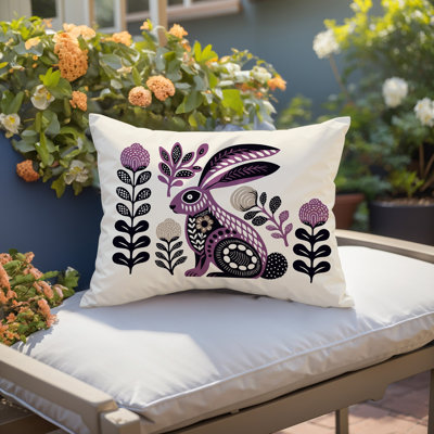 Coussin lombaire réversible intérieur / extérieur Timi Rabbit
