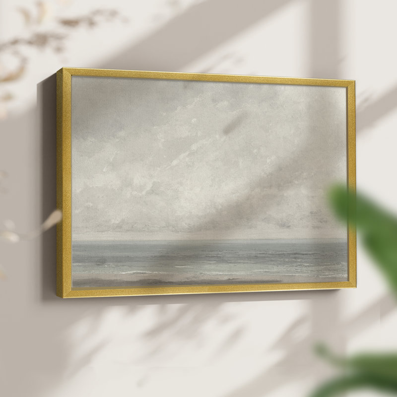 Paysages rétro-CCXCI-impression encadrée - réaménageable, H 16 po x l 20 po, Doré