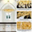 Lustre suspendu moderne en cristal doré, cadre suspendu en métal 47,2 pouces-504079729-526250505-526250550