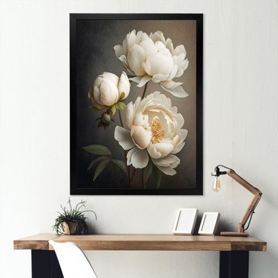 Fleurs de pivoines IV - pivoines, impressions sur toile