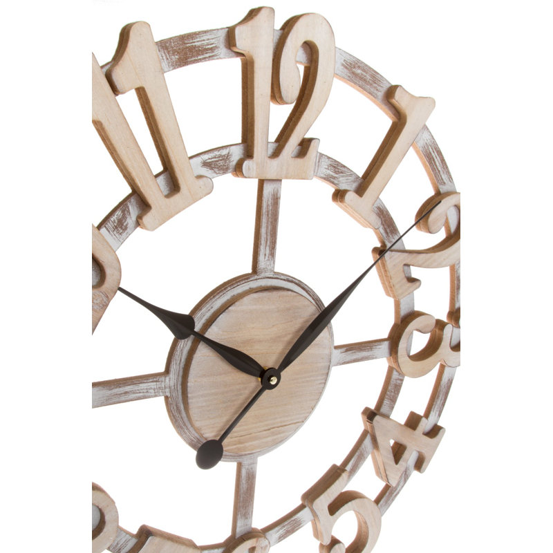 Gillian Manufactured Wood Wall Clock