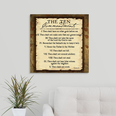 " Ten Commandments " by Jennifer Pugh