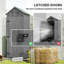Outsunny Small Shed Wooden Garden Shed-677512245