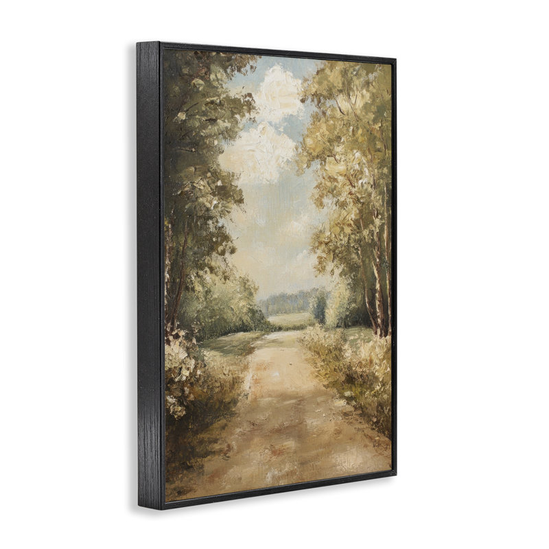 Giclée encadrée «Walk Through Country Forest», conception par Petal Prints Design, H 18 po x l 12 po