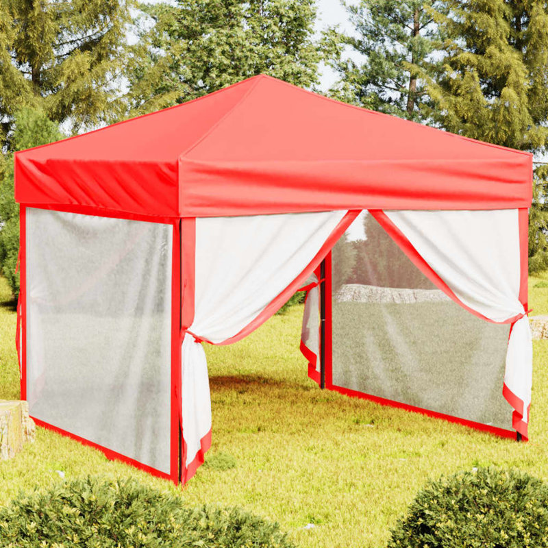 Anchia 3m x 3m Party Tent, Red