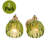 Vintage Green Glass Wall Sconce-(Set Of 2)