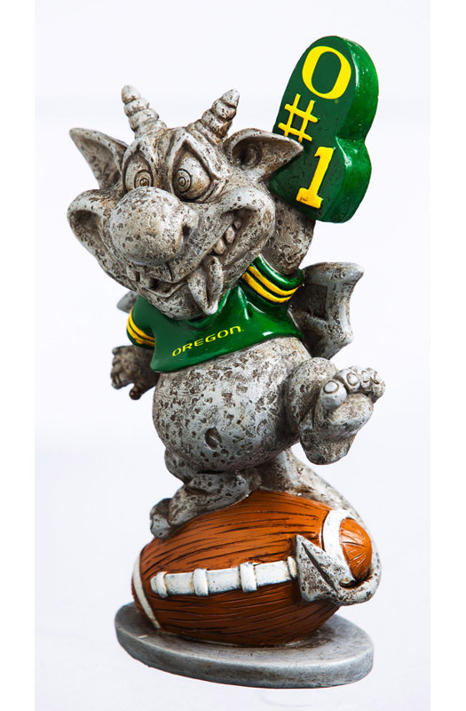 Statue de jardin "go" goyles NCAA, Université de l'Oregon