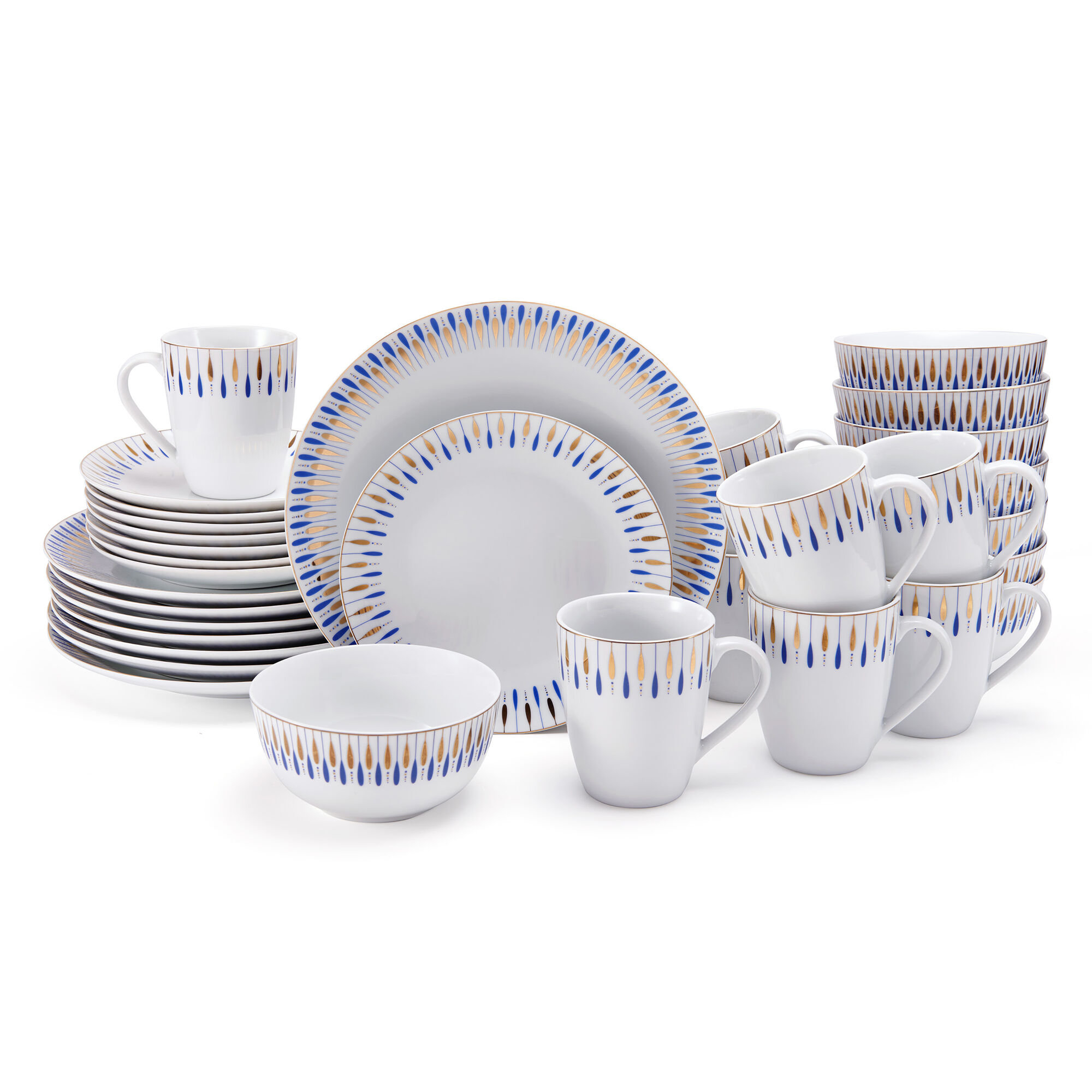 MALACASA Amelia Dinnerware Set Review