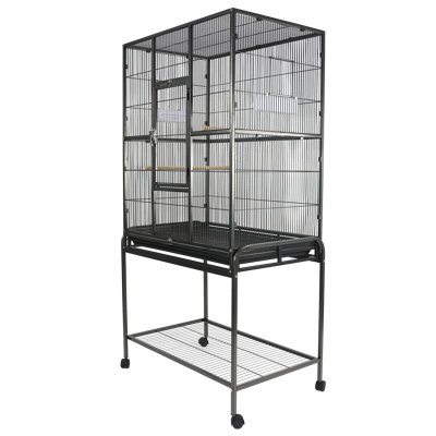 13120 Black 31"x20" Flight Cage & Stand