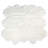 Burgett Genuine Sheepskin Rug Fluffy Ivory Shag Area Rug-113431144