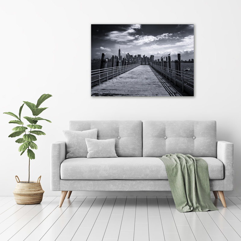 New York Panorama - No Frame Print on Glass