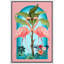 Adolescents lumineux, fleurs tropicales, flamant rose-100707679-100707676
