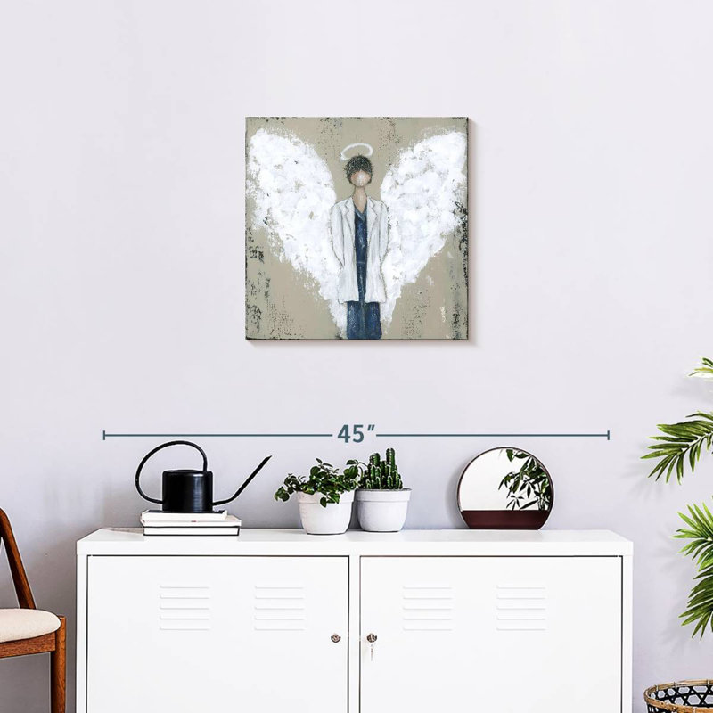 Leisha White Doctor Angel, H 20 po x l 20 po