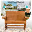 Fauteuil coulissant pour deux personnes en bois massif-876215419