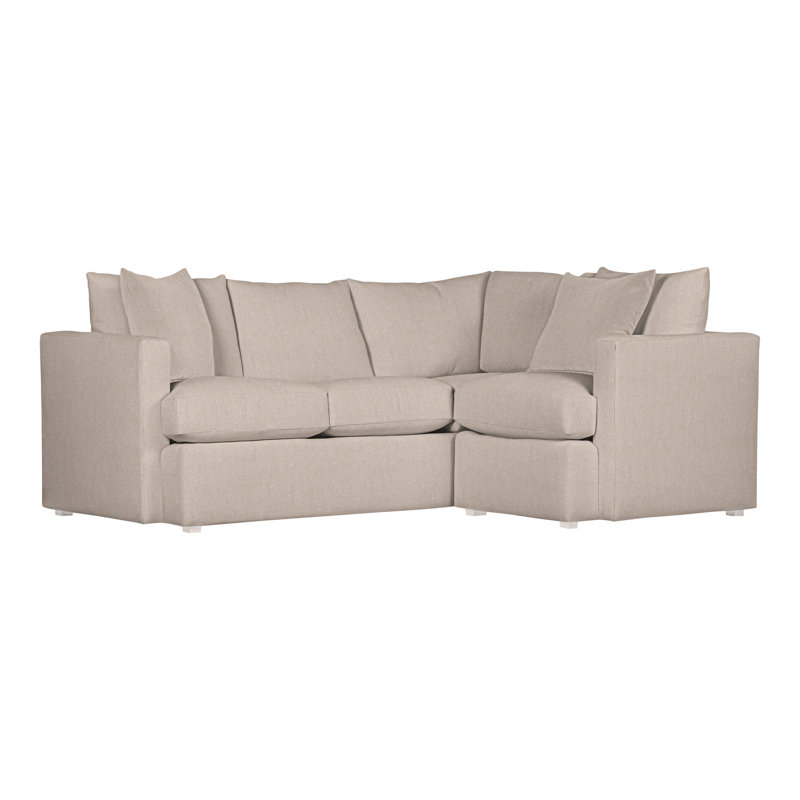 American Bungalow 2-Piece Sectional, Casa Blanca, Jiggles Fawn