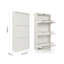 Armoire à chaussures murale Ceha Canada pour 6 paires, avec ventilations latérales, blanche-577807805
