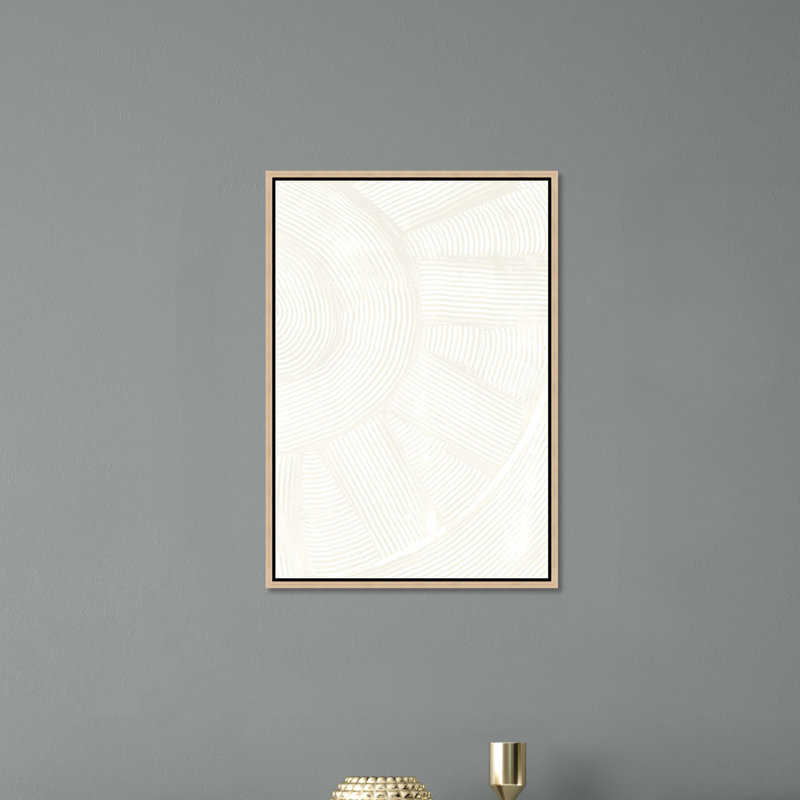 «Your Trace I» par Danielle Davis - peinture sur toile à cadre flottant