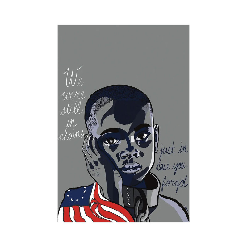 4 juillet - NH-34, H 12 po x l 8 po x P 0,75 po