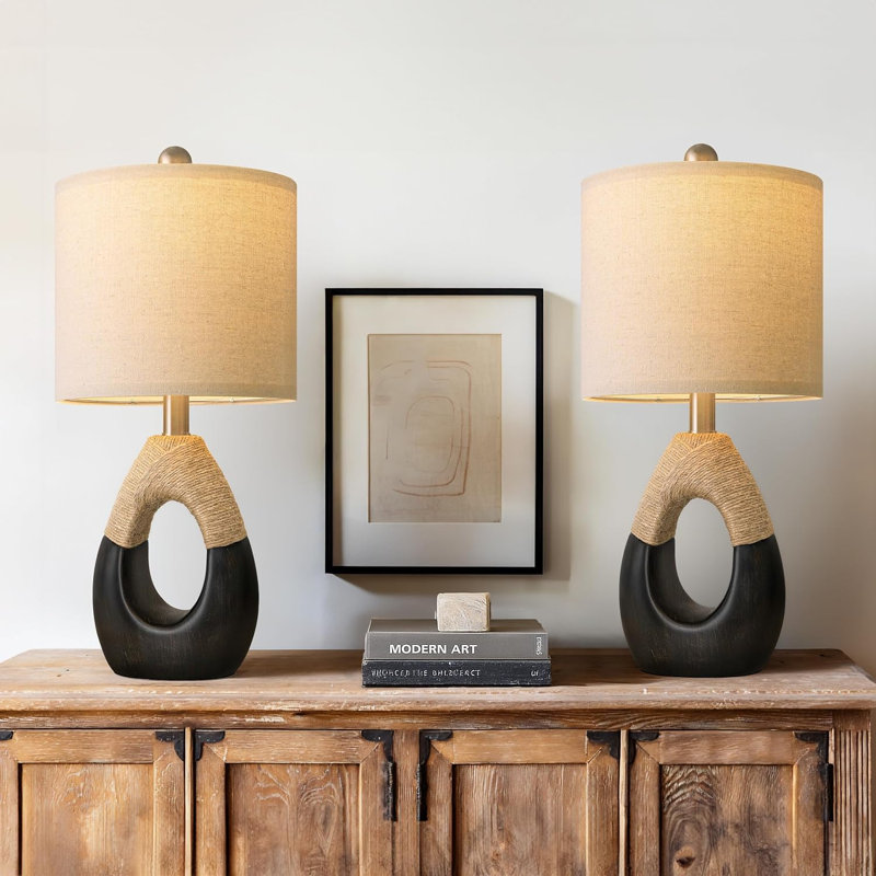 Ensemble de 2 lampes de table 19 "