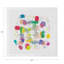 Paint Splatter Hemstitch 22" Linen/Cotton Napkin