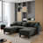 Dark Gray Boucle selected