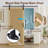 Wood Slat Panel Sliding Barn Door - Solid Wood Interior Door Include Installation Hardware Kit (Assembly required)-105427135