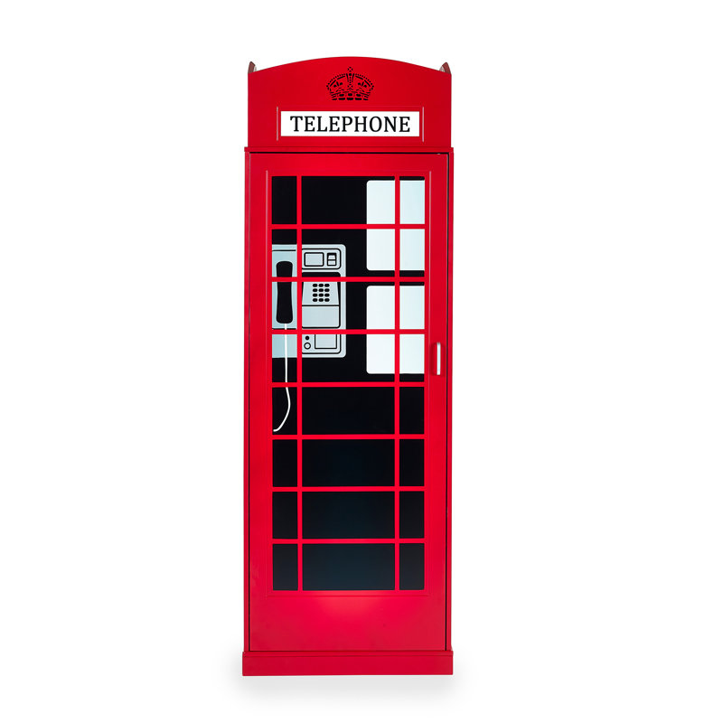 Waynesville 1 Door Manufactured Wood Wardrobe
