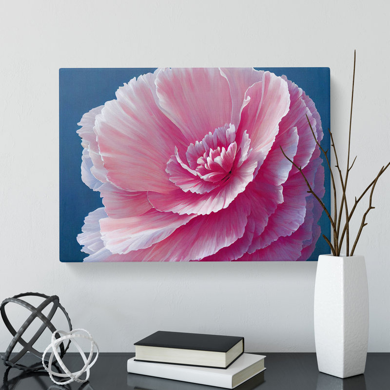 Overwhelming Carnation Flower - Wrapped Canvas, 50cm H x 76cm W x 3cm D