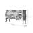 French style creative painted sideboard.