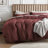 Essential Collection 100% Cotton Waffle Weave Duvet Cover Set-106246737-107624990