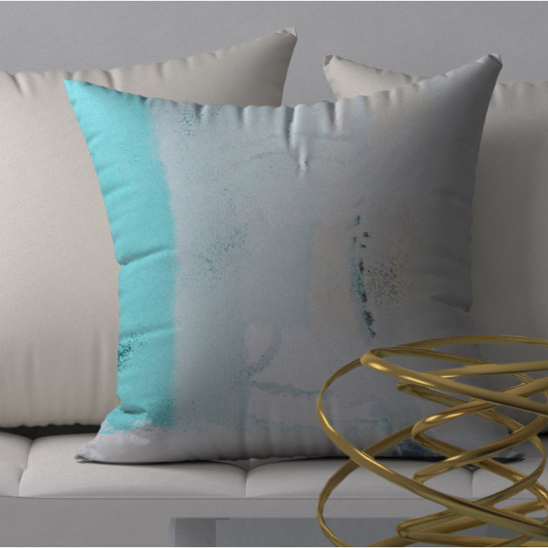 Housse de coussin décorative carrée exquise admirable, 20 po x 20 po