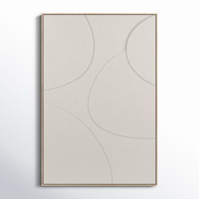 Adah Framed On Wood Minimalistic