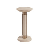 Sunset Key Pedestal End Table