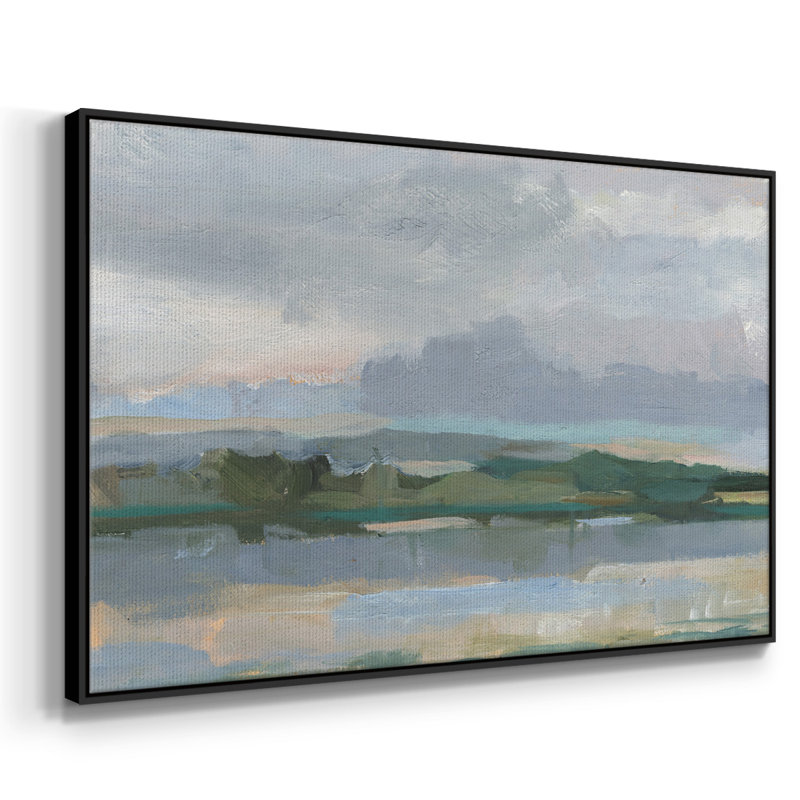 Twilight Vista Study II, reproduction d'art sur toile, H 27 po x l 41 po x P 2 po, Noir
