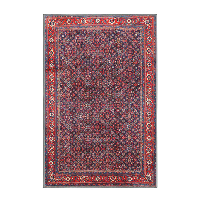 Tapis oriental mauve / rouge, Rectangle 6 pi x 9 pi