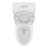 Lordear 1.6 Gallons GPF Elongated Chair Height Floor Mounted One-Piece Toilet (Seat Included)