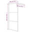 Stender Framed Fixed Shower Screen with Clear Glass-1794423